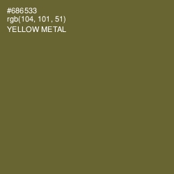 #686533 - Yellow Metal Color Image